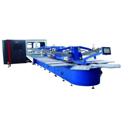 China Automatic Oval Tissue Printer 6 Colors Screen Printing Machine for sale