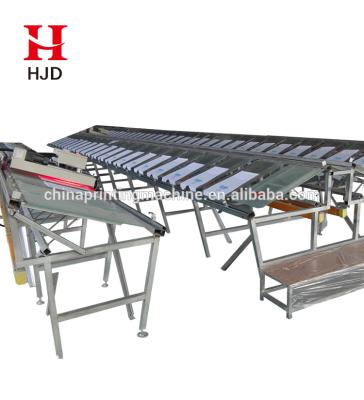 China Manual Label Printer Economical Large Size Screen Printing Table For Ready Made Garments for sale