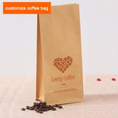 China Custom Security Zipper Plastic Pouch Flat Bottom Coffee Packaging Zip Lock Bag With Recyclable Poly Bag for sale