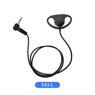 China E43-L Portable In-Ear Transceiver Earphone Listen Only 3.5mm Jack Two Way Radio Speaker Microphone Earpiece for sale