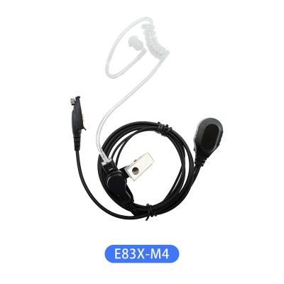 China Ear Hook E83X-M4 For Motorola Two Way Radio Tube Headset Acoustic Monitoring Kit With Loud Walkie Talkie Audio Earpiece for sale