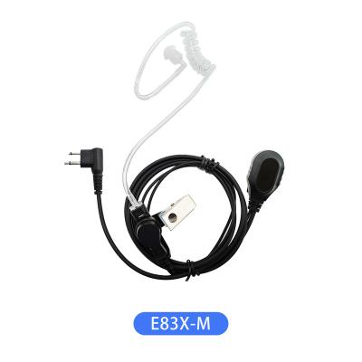 China Ear Hook E83X-M Portable Handheld Radio Monitoring Kit With Right Tube Audio Acoustic Earphone For Motorola M Earjack 3.5mm 2.5mm for sale