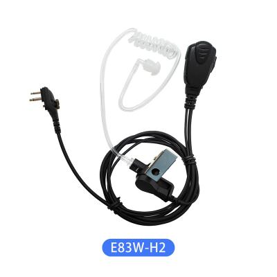 China Ear Hook E83W-H2 Walkie Talkie Tube Acoustic Clear Earphone Monitoring Two Way Radio Headset With MIC For Hytera for sale