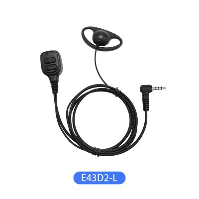 China Ear hook E43D2-L radio D style earhook two way walkie talkie ear-Mike earhook earpiece for SUMMIT YAESU for sale