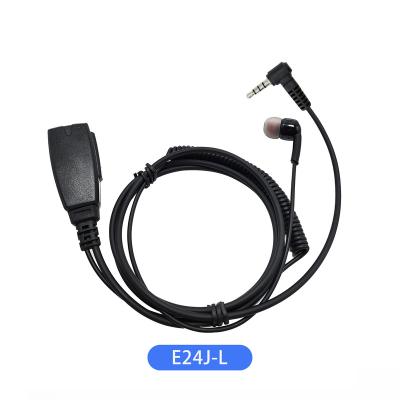 China Ear hook E24J-L two way radio earbud earset with VOX function PTTs MIC for LINTON SUMMIT ICOM YAESU for sale