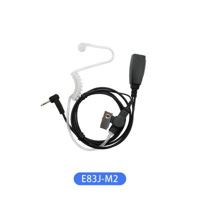 China Ear Hook E83J-M2 Portable Radio Acoustic Tube Headset Monitoring Kit For Motorola Walkie Talkie With M2 Connector for sale