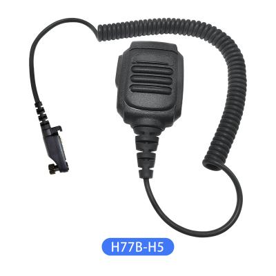 China H77B-H5 Handheld Two Way Microphone Speaker Microphone 2 Pins Radio Jacks For Hytera TC3600 TC3600M PD665 PD665G for sale