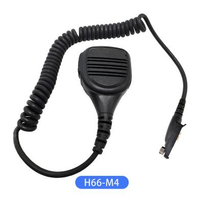 China Handheld Microphone H66-M4 IP55 Walkie Talkie Speaker Microphone with M4 Connector for Motorola GP388 GP328plus GP2000 for sale