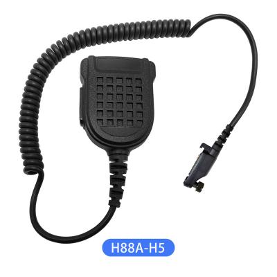 China ODM IP54 Handheld Waterproof Two Way Radio Microphone H88A-H5 Shoulder Microphone Remote Speaker Microphone For Hytera TC780 PD685 TC3600 for sale