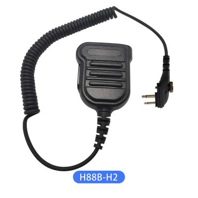 China Waterpoof Handheld Two Way Radio Walkie Talkie Microphone H88B-H2 IP54 Speaker Remote Microphone For Hytera PD500 TD520 for sale