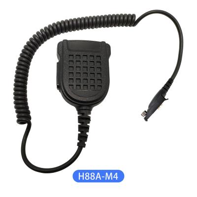 China OEM ODM Factory Handheld Microphone H88A-M4 Waterproof Walkie Talkie IP54 Shoulder Speaker Two Way Radio Microphone For Motorola for sale