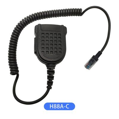 China Microphone H88A-C RJ Handheld Type Waterproof Remote Speaker Microphone For Car Radio Mobile Two Way Radio for sale