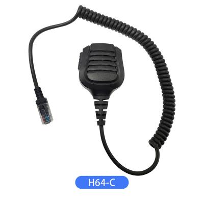 China Handheld microphone H64-C waterproof IP 55 custimized logo accepted ODM car radio mobile speaker microphone for brand TYT QYT Anytone for sale