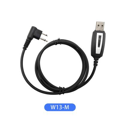 China two way radio & W13-M Walkie Talkie USB Programming Data Cable with High Compatibility Chip for Motorola Radio M Two Way Connector for sale