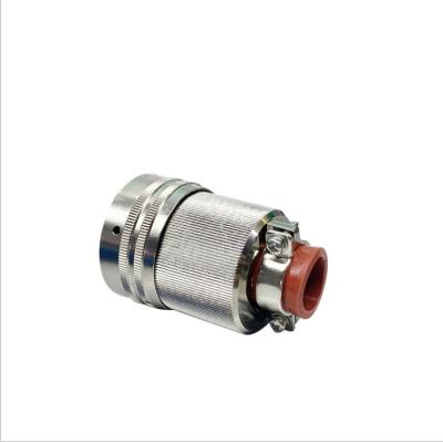 China Promotion Hot Selling Aluminum Alloy Precision Aluminum Alloy Full Metal Series Standard Military Connector Stainless Steel-Copper for sale