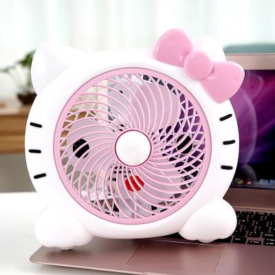 China Household Cartoon Style Household 20w Air Cooling Plastic Electric Tabletop Box Fan for sale