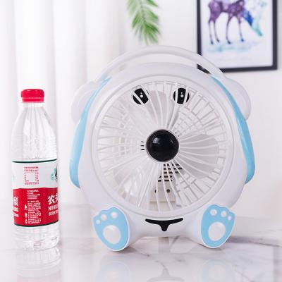 China Cute Cartoon Desktop Housekeeping Dog Family Vertical Fan For Office for sale