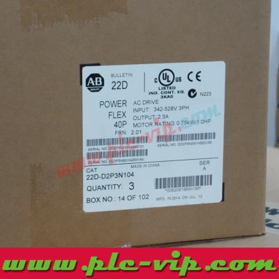 China Allen Bradley PowerFlex 22A-D2P3N104 / 22AD2P3N104 for sale