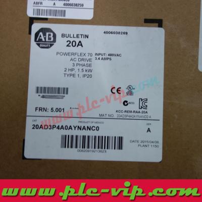 China Allen Bradley PowerFlex 20AC072A3AYNACC0 for sale