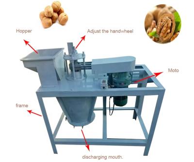 China Flour Mill Factory Direct Multifunctional Automatic Easy Operate Walnut Cracking Machine for sale