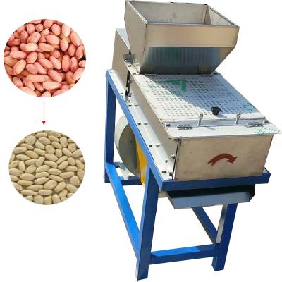 China Factory Direct Selling Semi-automatic Multifunctional Peanut Snacks Stainless Steel Dry Peeling Machine for sale