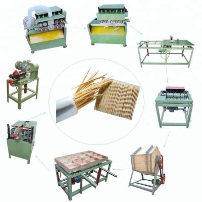 China Toopick Bamboo/Wood Process Product Toothpick Stick Making Bamboo Packing Machine for sale