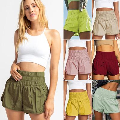 China 2023 Custom Anti-wrinkle summer high quality outdoor sports and leisure nylon sweat women's shorts for sale