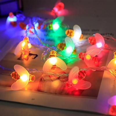 China Amazon Induction String Hot Sale LED Christmas Star Light String Tree Light Colorful Solar Remote Control Automatic Solar Lighting for sale