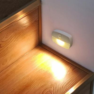 China Amazon Hot Sale Modern Mini Battery Smart Human Sensor Lamp LED Motion Sensor Light For Cabinet Wardrobe Bedroom for sale