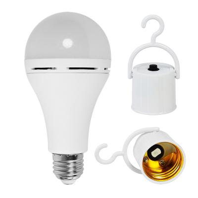 China Hot Sale Home Energy Saving 12W 15W Rechargeable Led Bulb 1200mah Emergency Light Bulb Dual Use 1200mah for sale