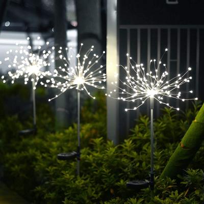 China Outdoor Garden Hot Sale Christmas Holiday Decoration Lights Colorful Waterproof Remote Control Solar LED Garden Light for sale