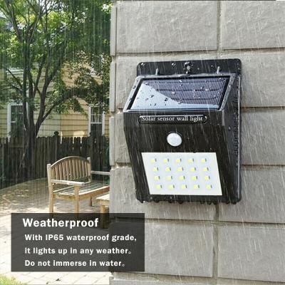 China Amazon Hot Selling Garden Solar Infrared Sensor Wall Lights Smart Sensor LED Waterproof Solar Garden Light for sale