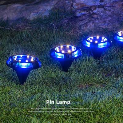 China Amazon Hot Sale Colorful Waterproof Inground Solar Garden Lamps Inground LED Ground Light for sale