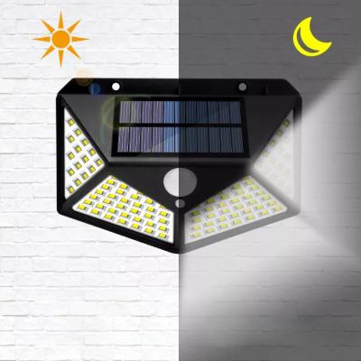 China Hot Sale Courtyard Infrared Sensor Solar Wall Lights Smart Sensor LED Waterproof Outdoor Human Body Solar Induction Wall Lights for sale