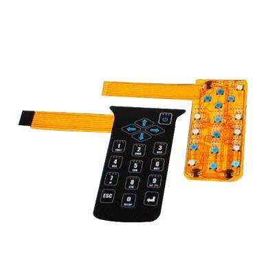 China Telecommunication Equipment Silicone Rubber Membrane Switch For Indutrail Equipment for sale