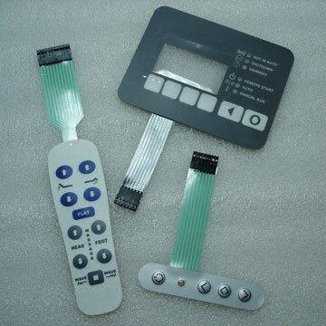 China Waterproof Membrane Switch Keypad With 3M467 3M468 Adhesive for sale