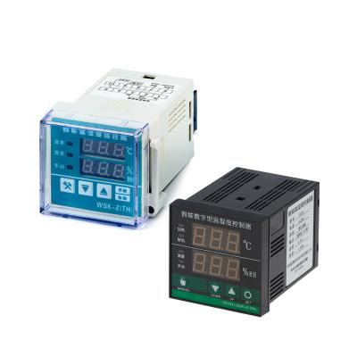 China Temperature and dual dowm way temperature and humidity controller for sale