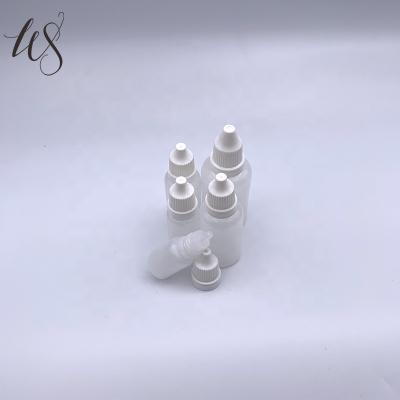 China Household products in stock 5g transparent glue bottle, eye drops bottle, plastic glue bottle for sale