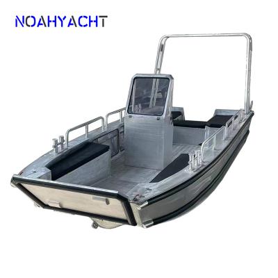 China Small 6m center console landing craft relax aluminum work barge for sale for sale