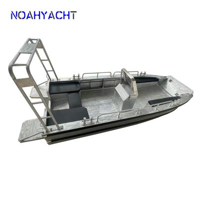 China Relaxing 6m CE Certified Small Aluminum Landing Craft Barge Boat for sale