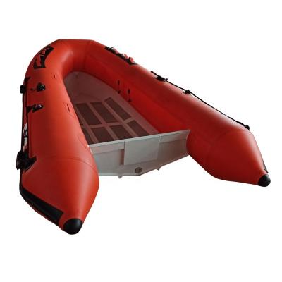 China 300 310 v hull hypalon rib relaxing aluminum rigid boat Aluminium RIB Boat for sale