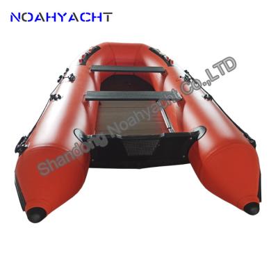 China Lightweight German Valmex PVC Foldable Infaltable Boats With Outboard Engine for sale