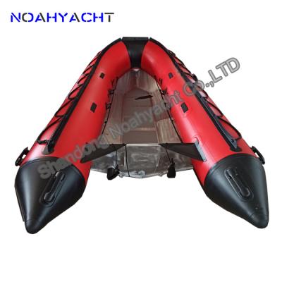 China Rescue Rescue Unpainted Aluminum Rib Hull Inflatable Boat for sale