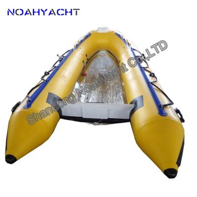 China Transparent PC Transparent Hull RIB Inflatable Boat 360cm PVC Inflatable Boat for sale