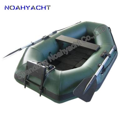 China Fishing From China PVC Small Inflatable Pontoon Fishing Boat for sale