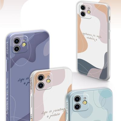 China wholesale Anti-drop factory fashion silicone cell phone case for iphone 11 12 pro max for Huawei p20 for sale