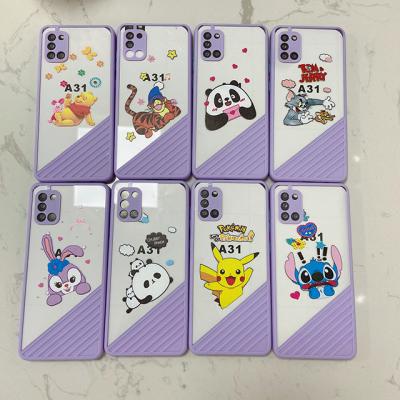 China Factory Wholesale Custom Anti-drop Back Anime Transparent Phone Case Accessories Cover For Samsung A31 Note Pro for sale