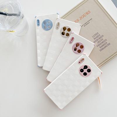 China Luxury New Arrival Anti-fall Custom TPU Leather Shockproof Phone Case Accessories For Huawei Mate 30 40 for sale