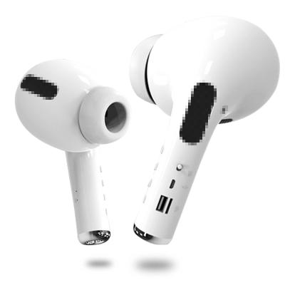 China Phone Function Original Giant MK-201 Mini Air Pods Pro Earphone Shaped Stereo Speaker Portable Bluetooth Small Speaker for sale