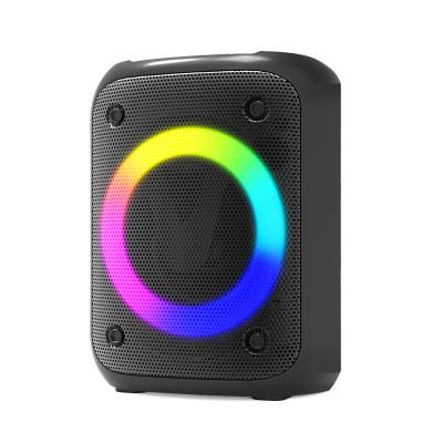 China Rhythm Colorful Igniting Speaker Mid Range Colorful LED Light High Quality Screen LED Light Portable Radio Powered Bluetooth Speaker for sale